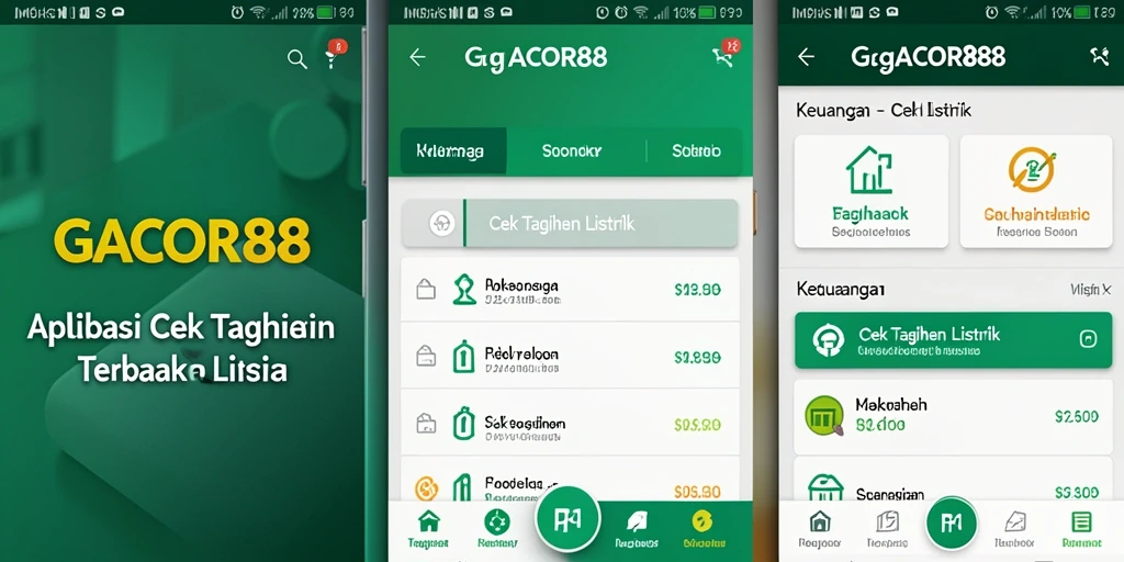 Antarmuka GACOR88 untuk cek tagihan listrik yang sederhana dan efisien.